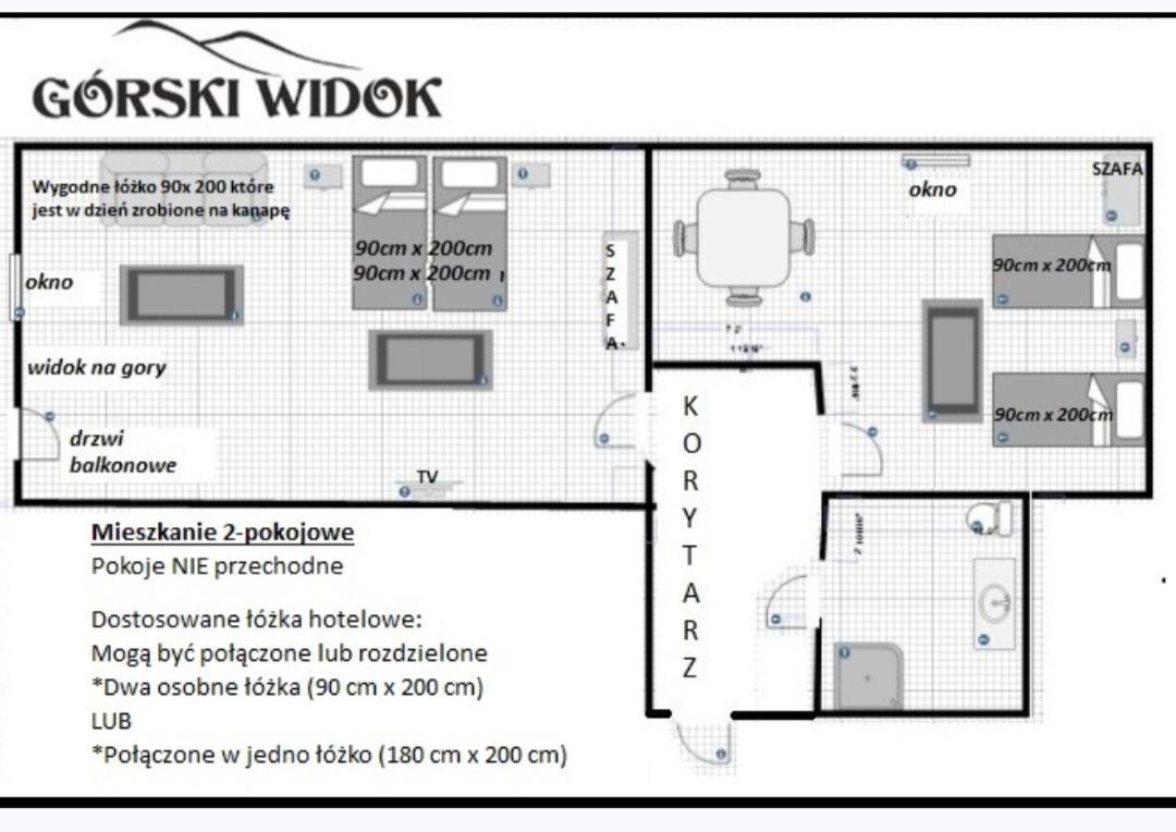 Gorski Widok Karpacz Apartamenty I Pokoje- Salon Kominkowy Exterior foto