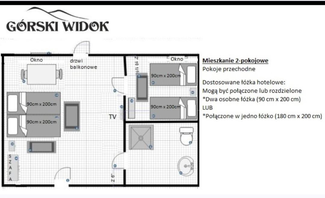 Gorski Widok Karpacz Apartamenty I Pokoje- Salon Kominkowy Exterior foto